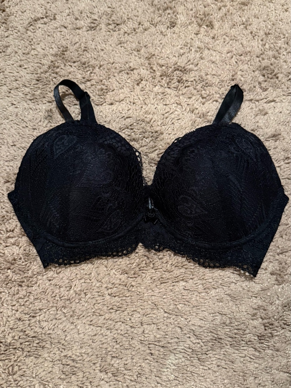 Black Lace Push-Up Bra - Women Intimates & Sleepwear